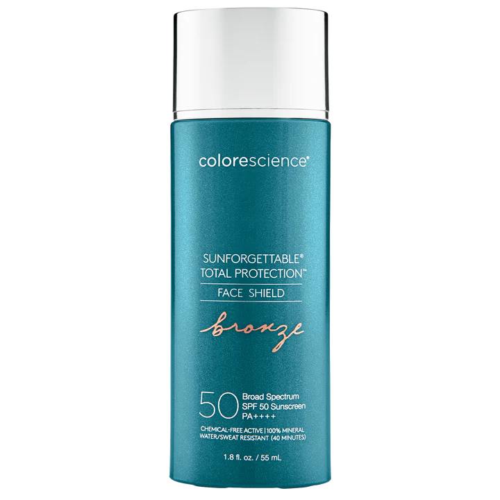 SUNFORGETTABLE TOTAL PROTECTION FACE SHIELD SPF 50 55 ML BRONZING