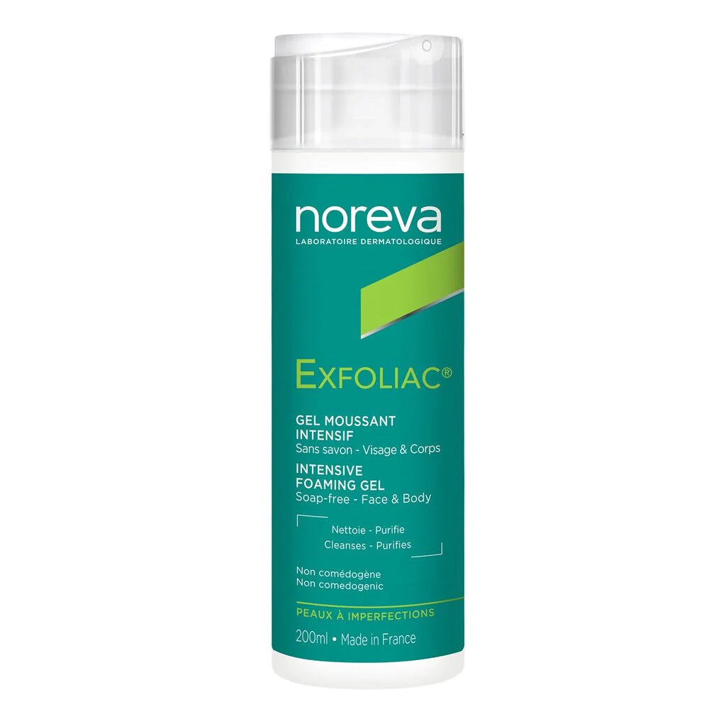 NOREVA EXFOLIAC GEL MOUSSANT 200 ML
