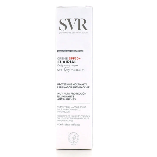 SVR Clairial Creme SPF 50+ / 40 ML