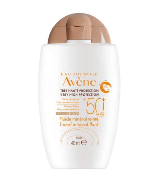Avène Protector Solar Fluido Mineral FPS 50+ Con Color - 40 ml