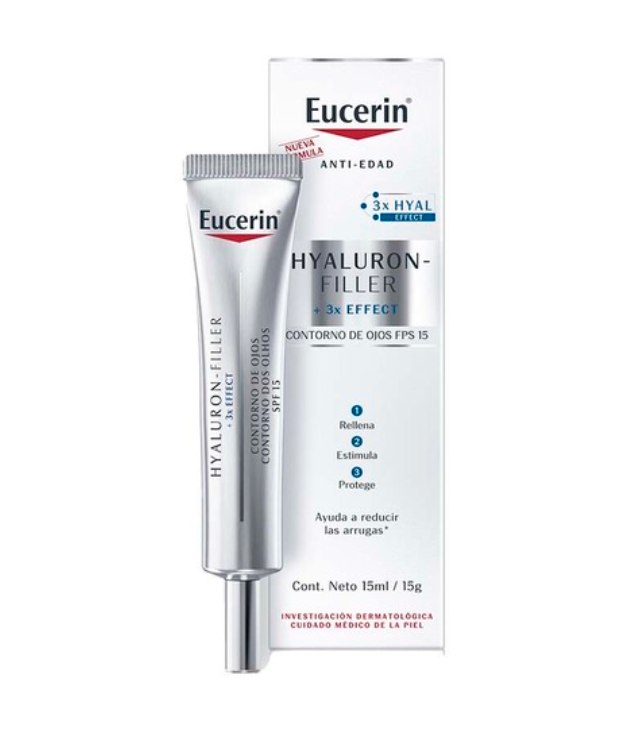 Eucerin Hyaluron Filler + 3x Effect Contorno de Ojos FPS15