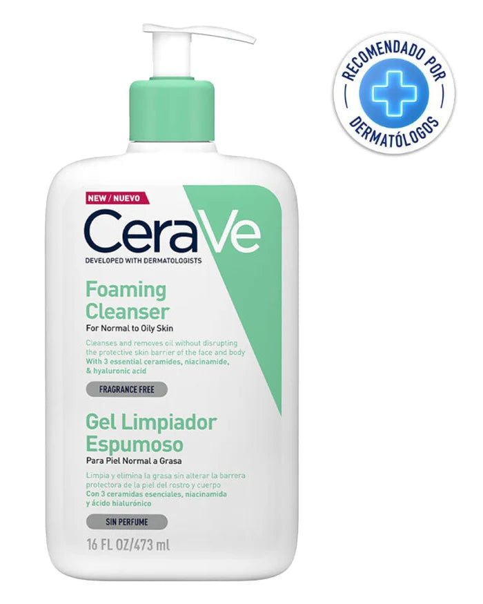 CeraVe Gel Limpiador Espumoso 473 ML
