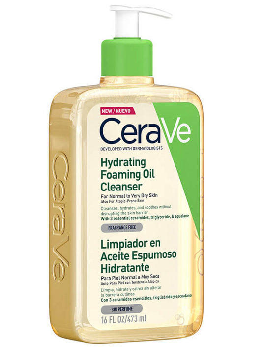 CeraVe Limpiador en Aceite Espumoso Hidratante 473 ml