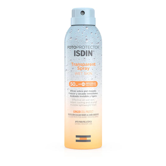 Isdin 50+ Wet Skin Spray Transparente - 250ml