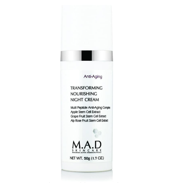 M.A.D. SkinCare. Transforming Nourishing Night Cream, tratamiento nocturno antiarrugas. 50 ml