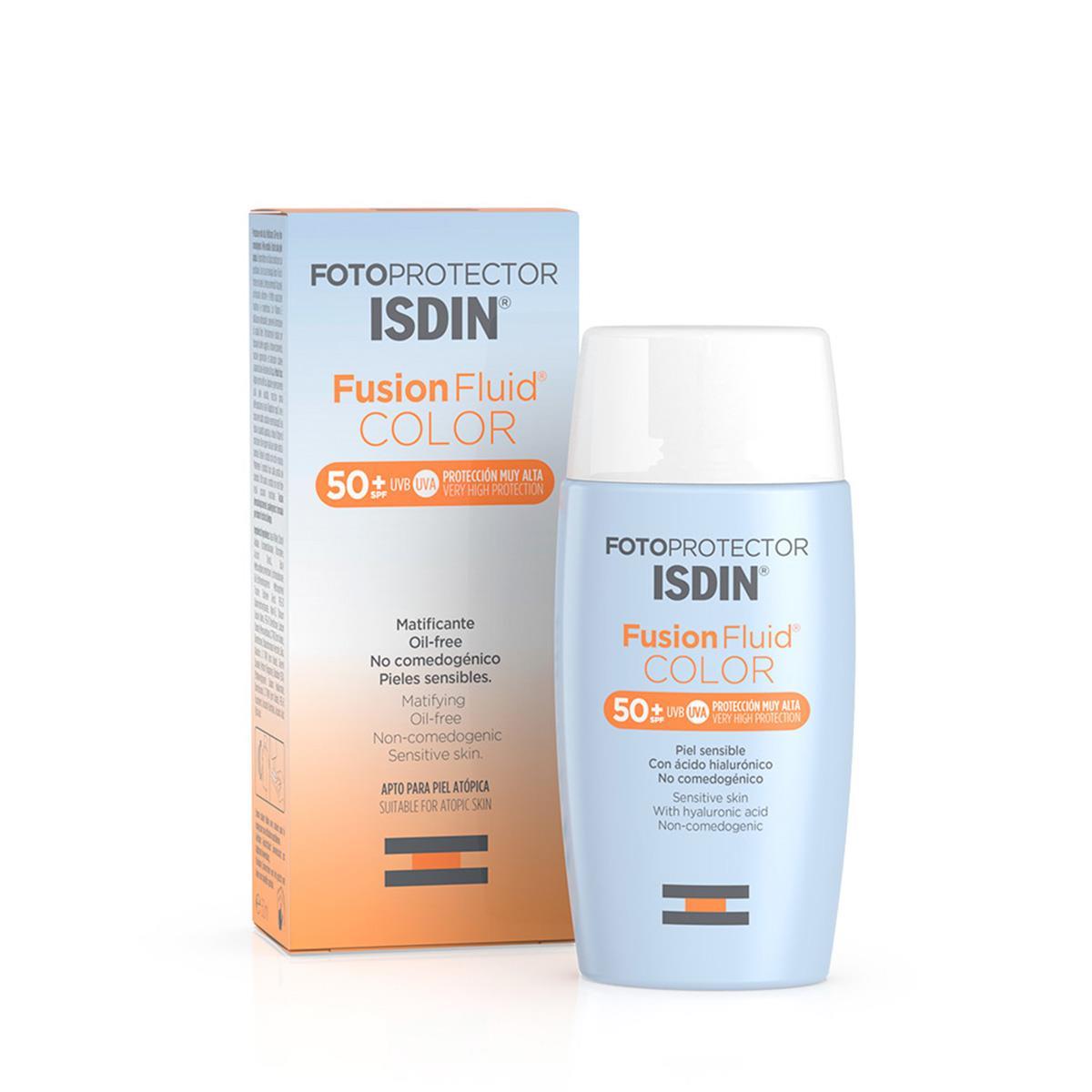 Isdin Fusion Fluido SPF 50+ Fotoprotector con Color - 50ml