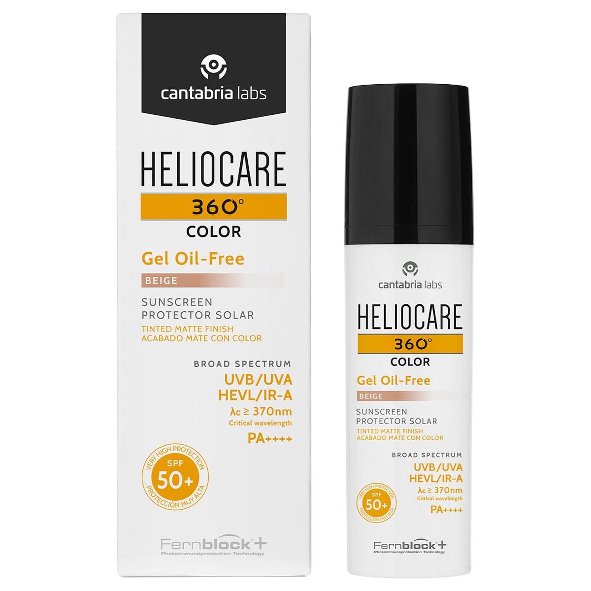 Heliocare 360 Color Gel Oil-Free Beige - 50ml