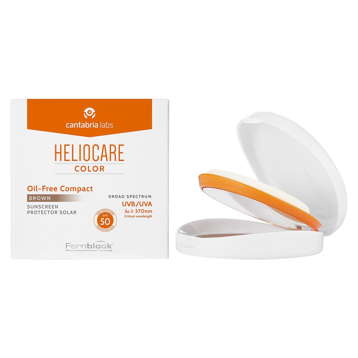 Heliocare Compacto Oil-Free Color Brown 10gr SPF 50