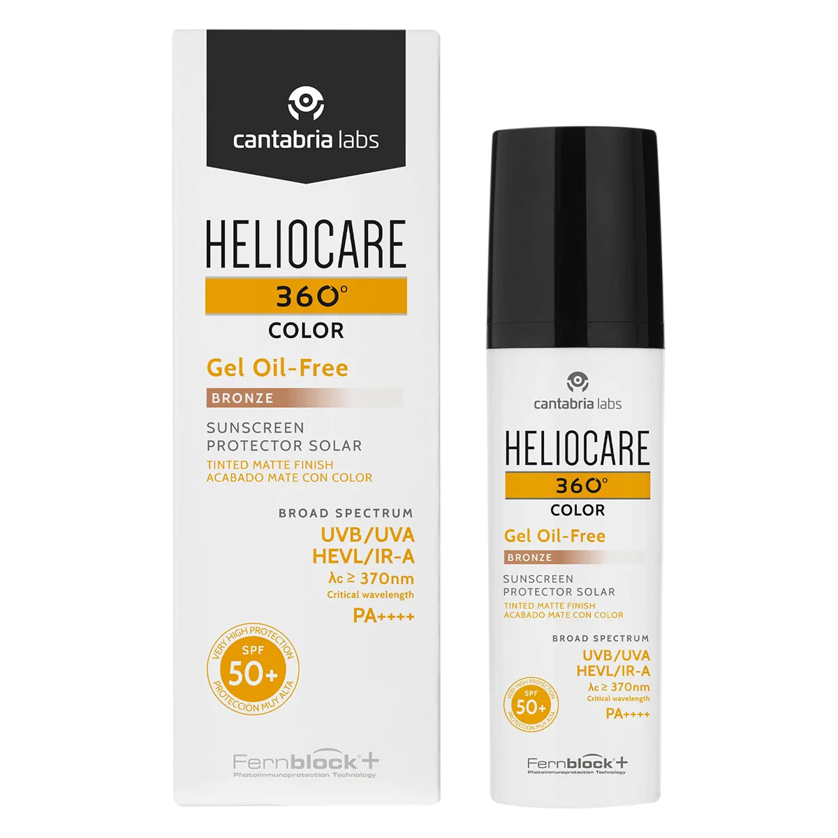 Heliocare 360 Color Gel Oil-Free Bronze - 50ml
