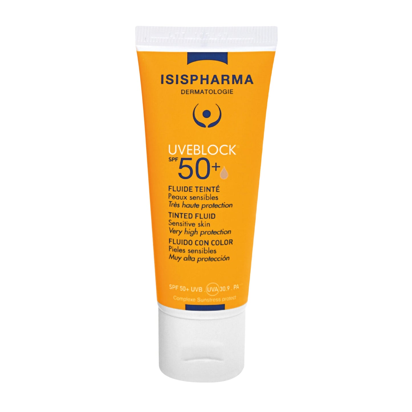 Isispharma UVERBLOCKFPS 50+ Fluido Con Color 40 ml