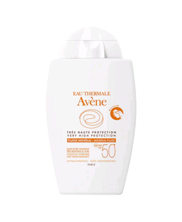 Avene Protector Solar Fluido Mineral FPS 50+ Sin Color 40 ml