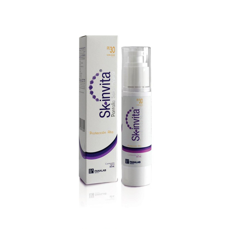 Skinvita Pantalla Solar Mineral Sin Color SPF30 50 Ml