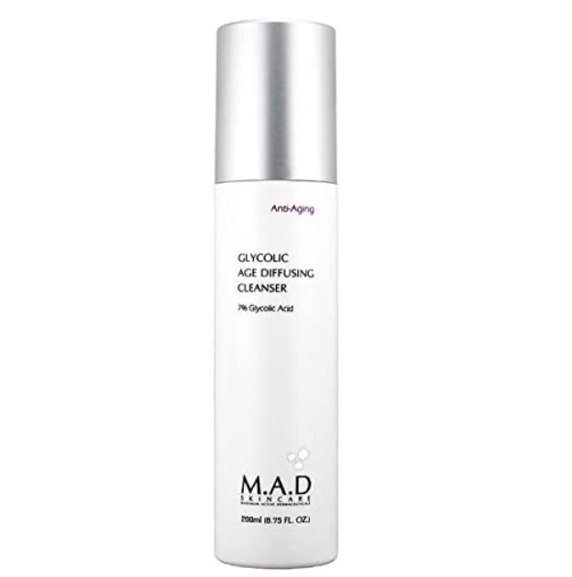 M.A.D. SkinCare. Glycolic Age Diffusing Cleanser, tratamiento exfoliante suave. 200 ml