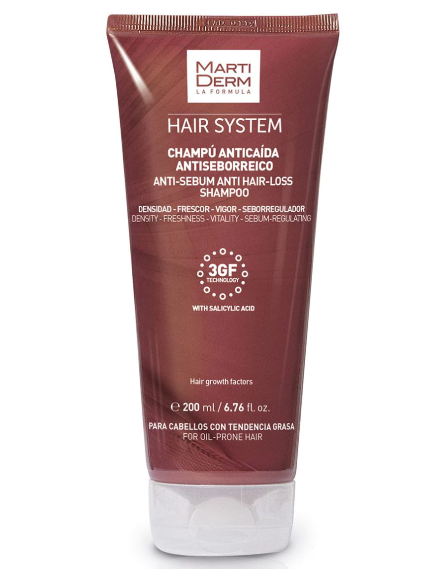 Martiderm Hair System Shampoo Anticaída 200 Ml