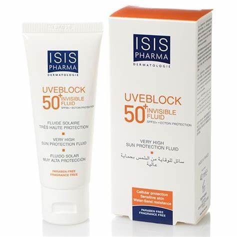 Isispharma UVEBLOCK FPS 50+ Fluido Invisible 40 ml