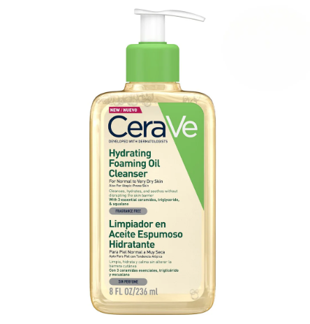 CeraVe Limpiador en Aceite Espumoso Hidratante 236 ml