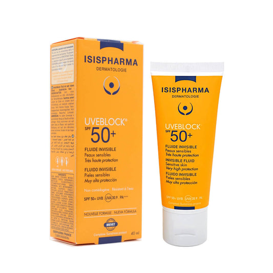 Isispharma UVEBLOCK FPS 50+ Fluido Invisible 40 ml