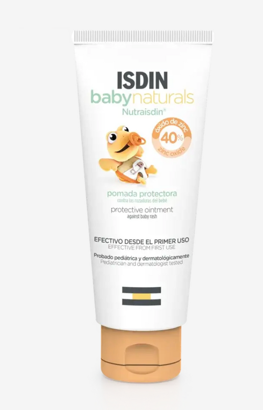 ISDIN BABYNATURALS Pomada protectora y reparadora contra las rozaduras del bebé.
