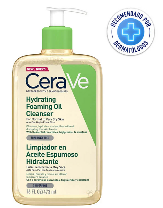 CeraVe Limpiador en Aceite Espumoso Hidratante 473 ml