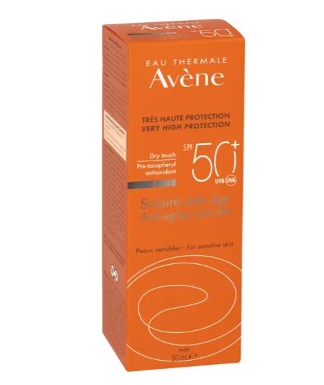 Avène Protector Solar FPS 50+ Anti-edad - 50 ml