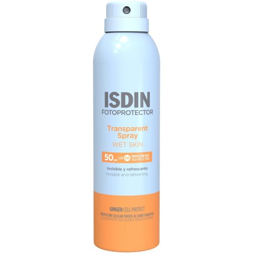 Isdin 50+ Wet Skin Spray Transparente - 250ml