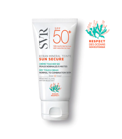SVR Sun Secure Ecran Mineral Teinte- Piel Normal a Mixta 50 Ml