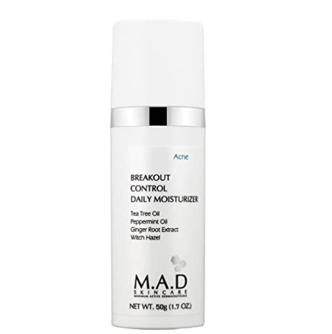 M.A.D. SkinCare. Breakout Control Daily Moisturizer, humectante de uso diario antiacné. 50 ml